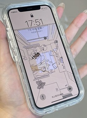 三合一防摔适用iPhone16promax手机壳17pro透明15全包14plus小众13苹果12mini爆款11新款高级感xrxs8P保护套