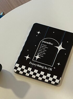 ipad磁吸亚克力-黑色棋盘贴图适用iPad Pro 2021版(11英寸)平板保护套小众创意新款ipad mini6 iPad 2025版