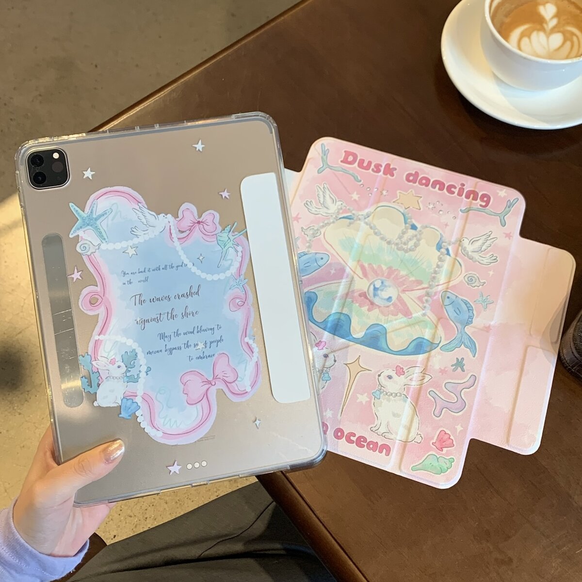 ipad-小众珍珠海洋之心适用iPad Pro 2021版(11英寸)平板电脑壳新款创意高级感ipad mini6 iPad 2025版 第10