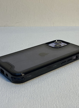黑色三合一适用苹果16promax手机壳透明15防摔14plus全包iPhone13新款11高级感12mini厚壳xsmax/xrxs8P保护套