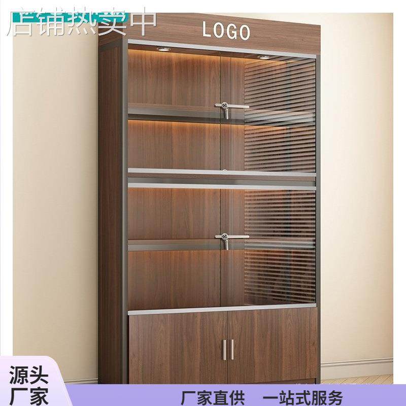 超市货架展示柜陈列柜化妆品置物架商品样品多层文具零食商店柜子