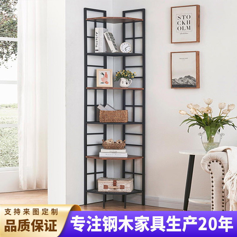 一件包邮新中式转角博古架拐角置物架客厅茶架阳台花架多层展示架