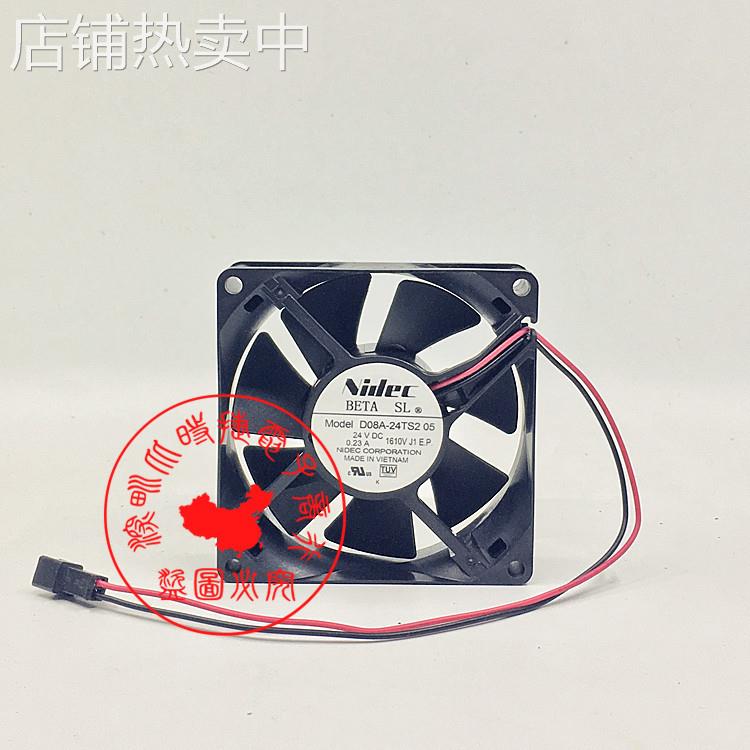 D08A-24TS2 05 24V 0.23A 原装日本NIDEC 80*80*25 变频器风扇