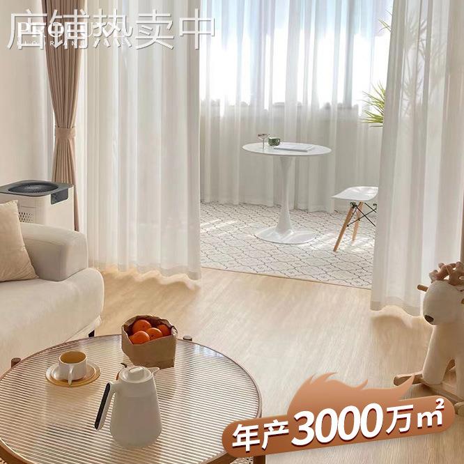 spc锁扣地板贴免胶塑料耐磨防水防火卡扣式石晶地板石塑无甲醛