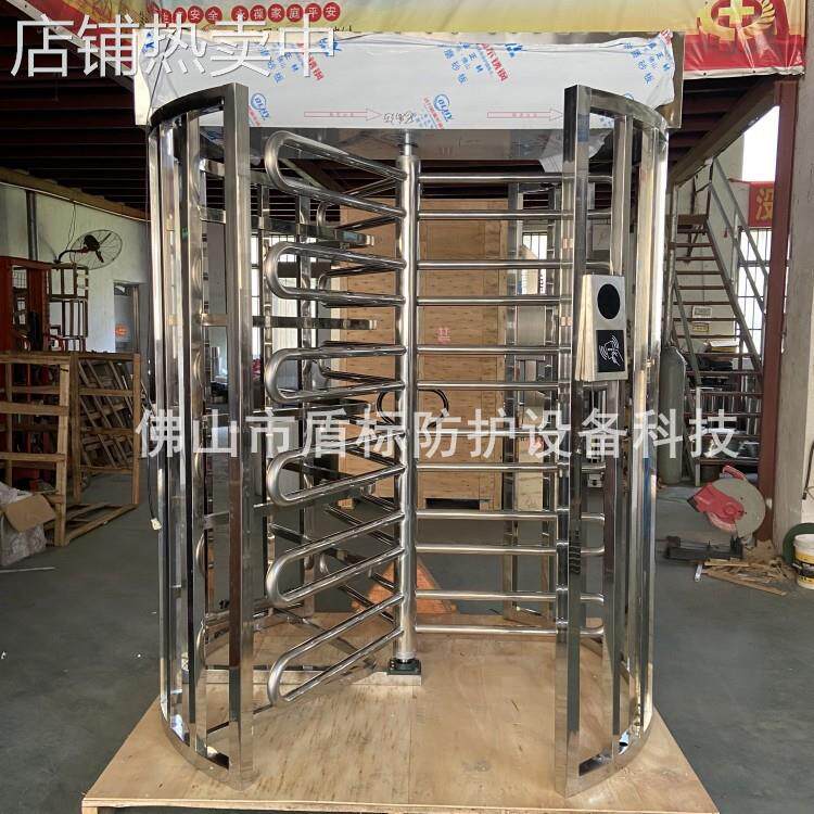 车站手动项门 电动全栅栏刷卡转闸通道 成品向防尾随闸门
