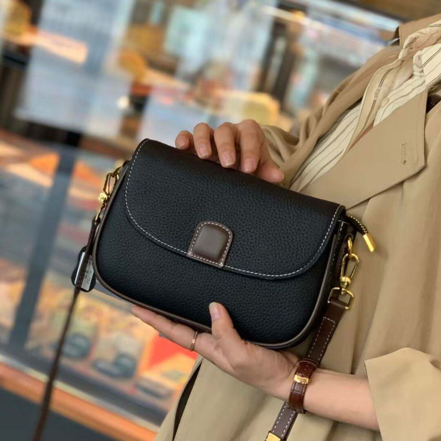 沐甜商贸女包时尚单肩小方包女士百搭简约斜挎包大容量高级感包a2