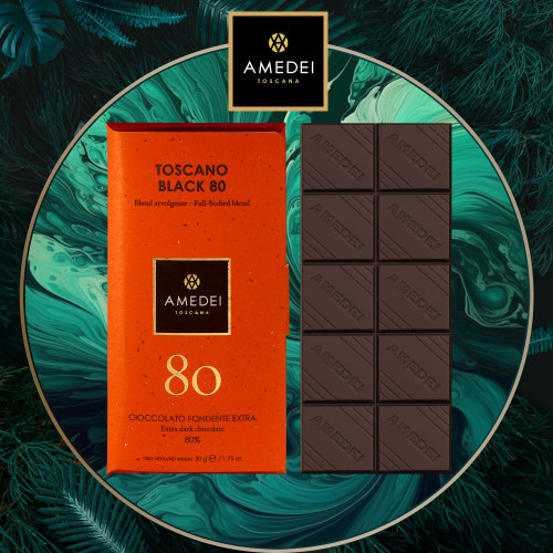 意大利Amedei80%黑巧克力