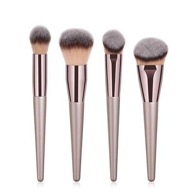 Hot Champagne Makeup Brush Set for Women Cosmetic Foundation
