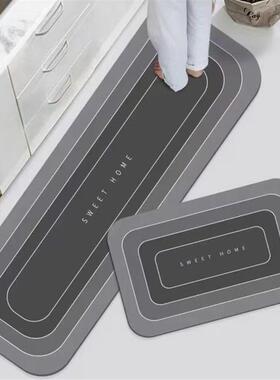 Long Kitchen Mat Bath Carpet Floor Mat Doormat Absorbent Rug