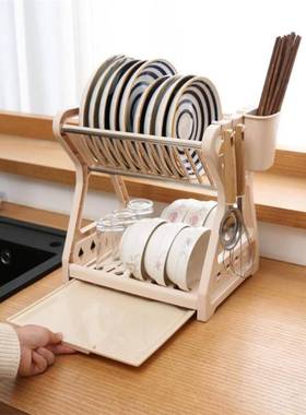 dish drying rack storage kitchen cup holder organizer洗碗架
