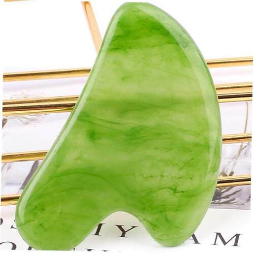 Natural Jade Stone Gua Sha Massage Board Rose Quartz Guasha
