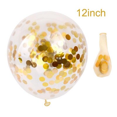 极速40pcs 12 Inch Rose old PCarty Confetti Balloon For