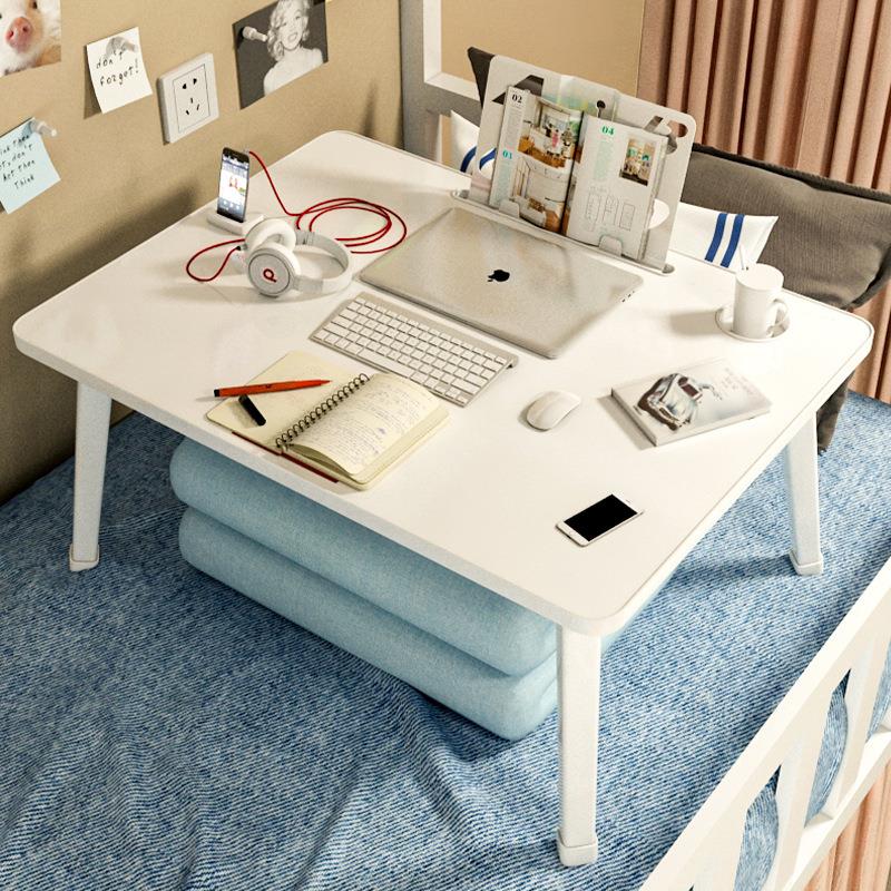 床上电脑桌书桌可折叠学生宿舍写字桌板寝卧室坐地小桌子懒人桌用
