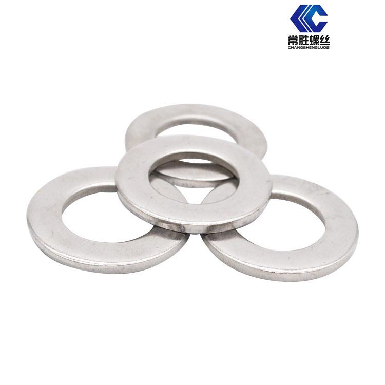 销售304不锈钢平垫片 超薄垫圈加大铁垫片普料加厚不锈钢平垫