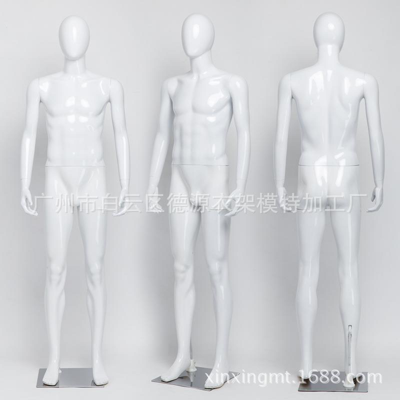2019年爆款ABS塑料亮光男模特 运输0破损 高档服装模特道具