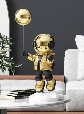 宇航员摆件现代客厅电视柜家居饰品玄关桌面太空人办公室乔迁礼品