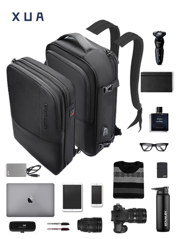 BACKPACK MENS BACKPACK FOR BUSINESS TRIPS LARGE CAPACITY DETACHABLE CASUAL BUSINESS SCHOOL BAG COMPUTER BAG MULTI-FUNCTIONAL COMBINATION