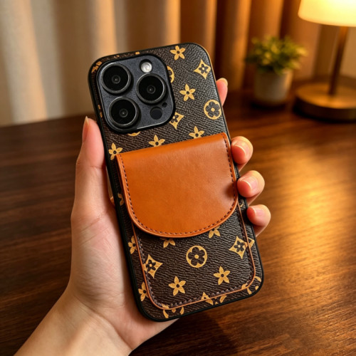 三星皮质翻盖卡包手机壳