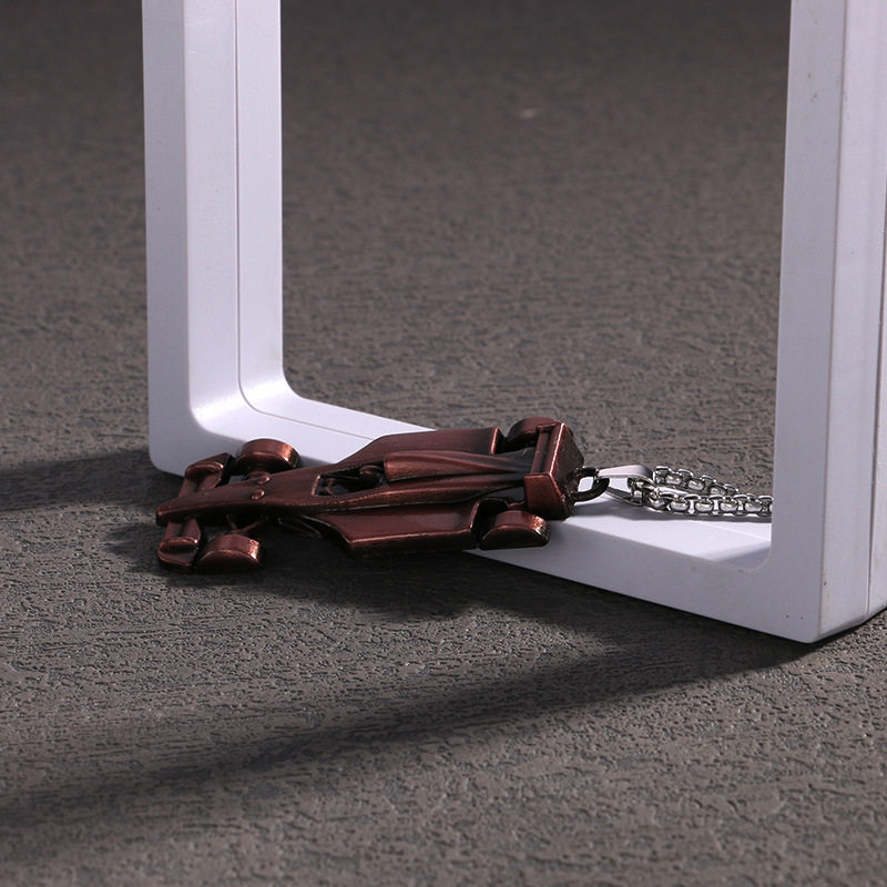 欧美个性朋克吊坠非主流配饰街头风方程式赛车项链地摊饰品男学生