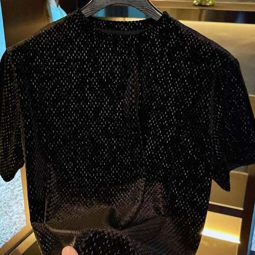 亿筱服装商行2026新款男士欧货圆领高级感潮牌休闲时尚短袖T恤a4