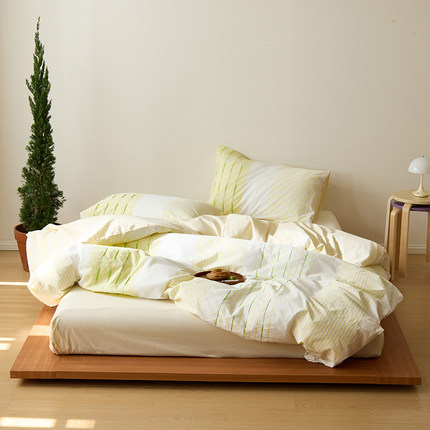 25款全棉水洗色织立体青春四件套ZXS