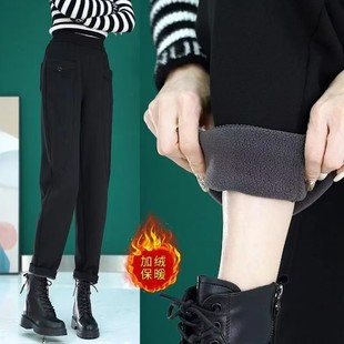 女士加厚保暖时尚 加绒哈伦裤 休a82 新款 芸菲汇服饰甄选店2025冬季