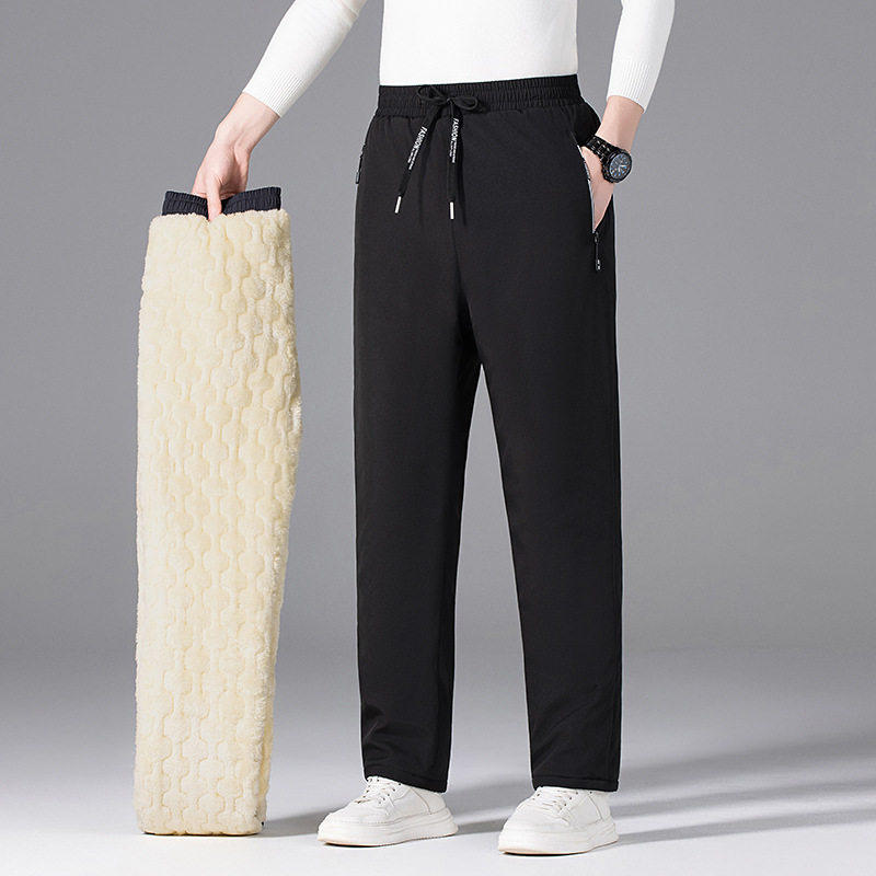 云祥轻奢时尚冬季加厚羊羔绒加绒运动长裤户外防水保温裤休闲裤,男装,棉裤,淘宝优惠券,粉丝福利购,淘宝优惠卷