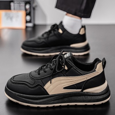 帕拉鞋男款2025新款官方甄选店飞行员休闲鞋男士小白鞋百搭运a51