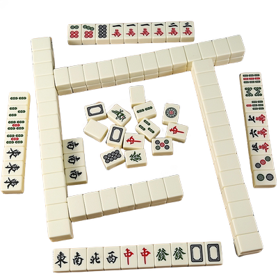 象牙色麻将牌家用手搓麻将