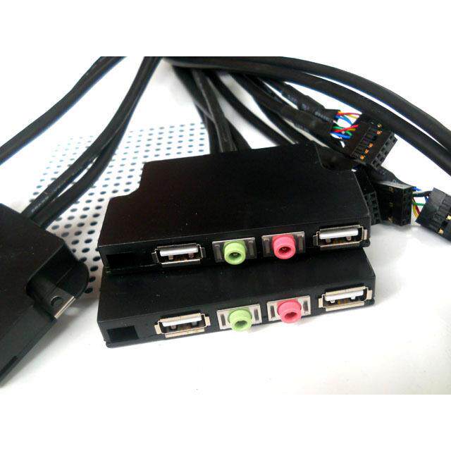 电脑机箱前置面板 USB音频接口面板 前置USB AC97前置挡板线