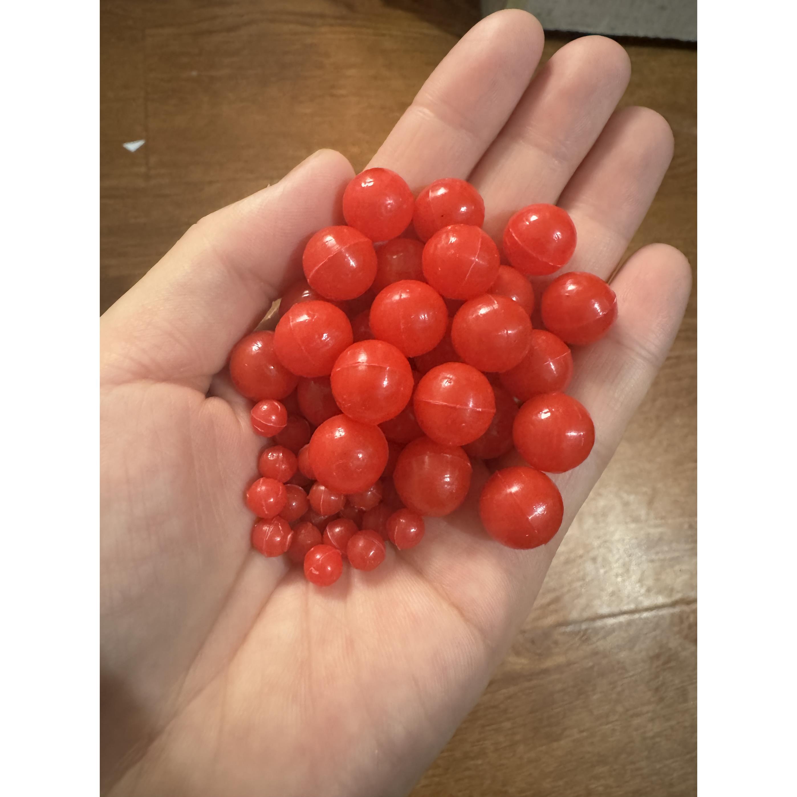 水位油位10mm塑料浮球红色空心耐温耐腐玻璃管水位计可视漂珠浮标