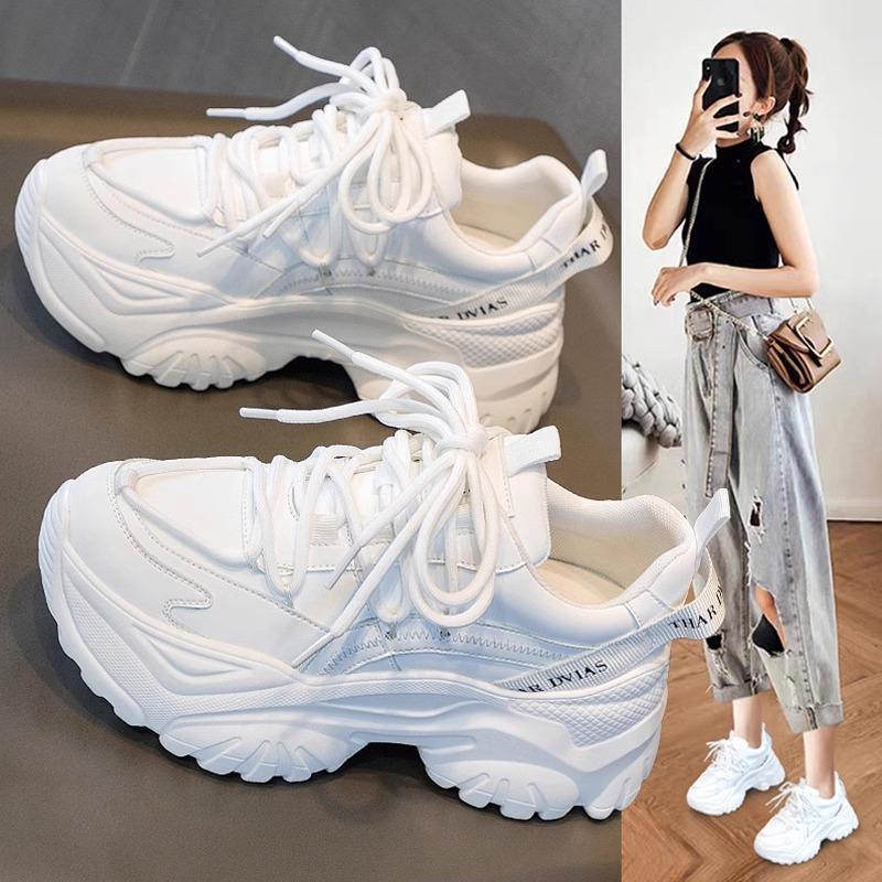 老爹鞋女鞋春秋冬新款厚底增高