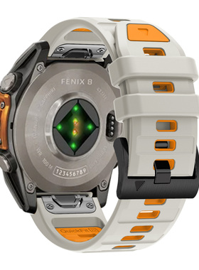 适用garmin佳明Fenix 8 47mm快拆液态硅胶表带飞耐5plus x7x/6pro/935/965安夺本能2/泰铁时手表运动表带26mm