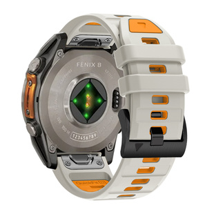 适用garmin佳明Fenix 8 47mm快拆液态硅胶表带飞耐5plus x7x/6pro/935/965安夺本能2/泰铁时手表运动表带26mm