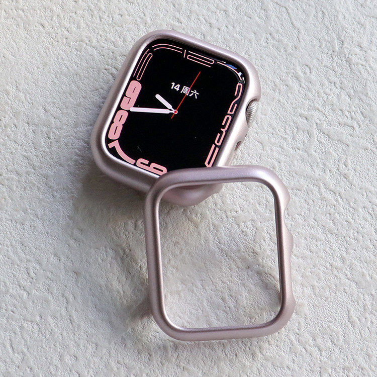 iwatch10保护壳s11苹果手表s9s10表壳applewatch97/6/5/SE代保护套4541/4044mm防摔超薄保护边框半包镂空硬壳
