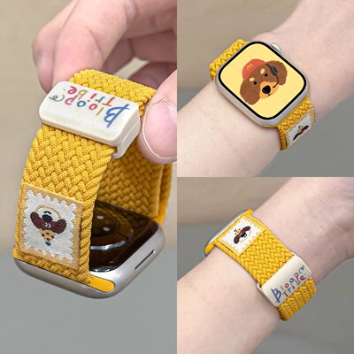 适用iwatch11搞怪猫表带s1