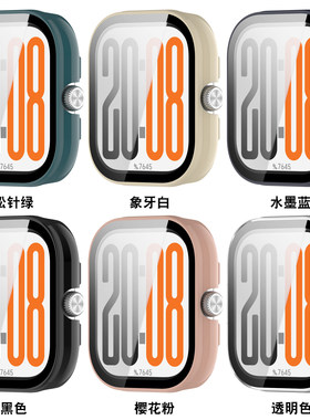 适用于荣耀手表X5保护壳新款PC壳钢化膜一体全包保护套智能手表watchx5表盘防磕防刮高清贴膜全覆盖外壳配件