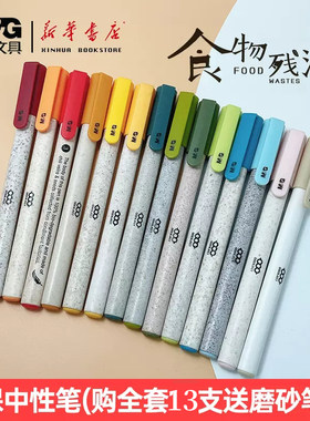 学生办公食物环保作业可换笔芯