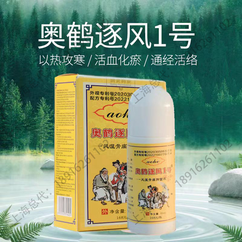 奥鹤逐风1号专利按摩疏通热疗头肩颈腰腿椎膝盖关节湿寒风