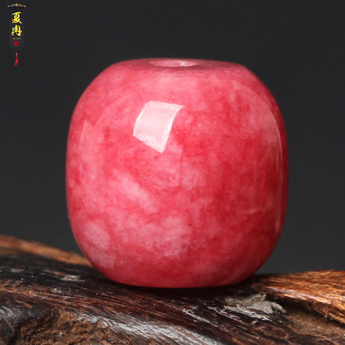 diy岩质饰品配件路路通红纹石