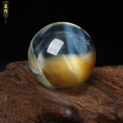 7a级天然梦幻虎眼石木变石DIY