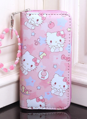 kitty猫咪零钱包卡通可爱儿童kt咪小包韩版学生女童爱心手提钱包