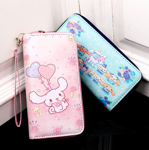 2026新年礼物多卡位日韩可爱卡通玉桂狗儿童男童女童竖款手提钱包