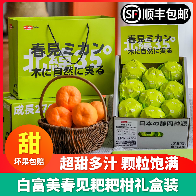 北京当日达白富美耙耙柑超甜爆汁