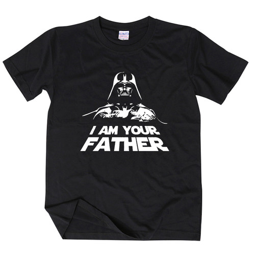 星球大战短袖t恤I am your father字母我是你爸爸恶搞男女半袖