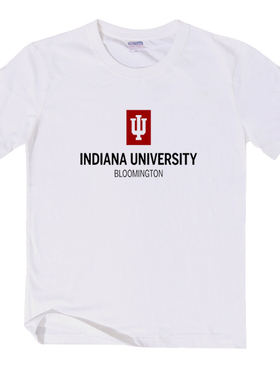 美国印第安纳大学伯明顿分校男T恤短袖Indiana University文化衫