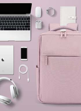 电脑后包女士2025新款笔记本16寸大容量上班通勤书包大学生