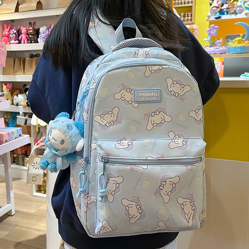 小学女童双肩玉桂狗可爱初中书包