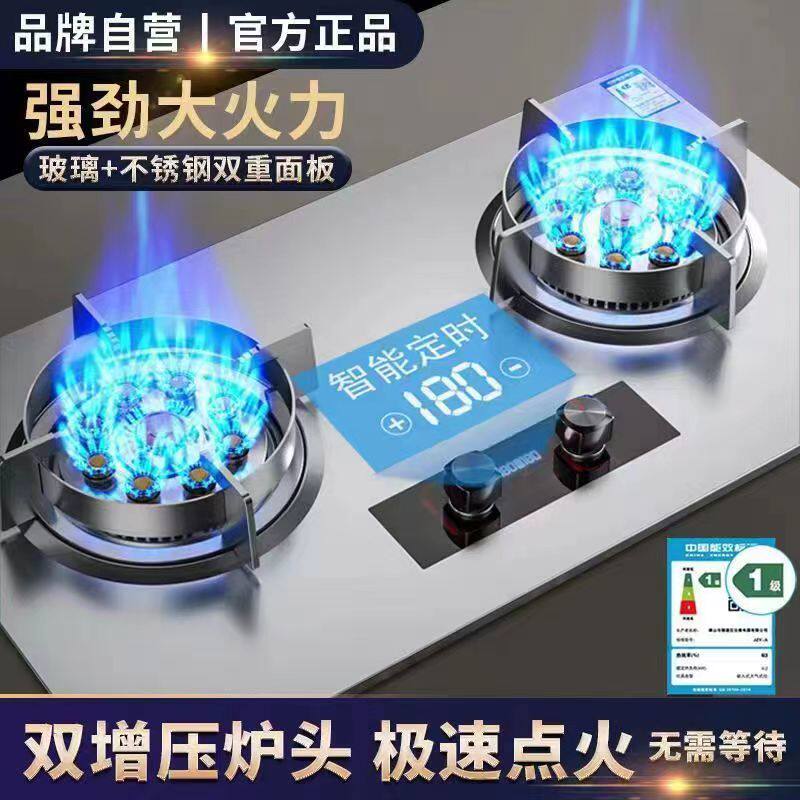 大牌子燃气灶双灶家用天然气液化燃气灶