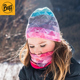Buff儿童保暖帽子秋冬款 护耳防风防寒男女孩针织滑雪羊毛帽抓绒厚
